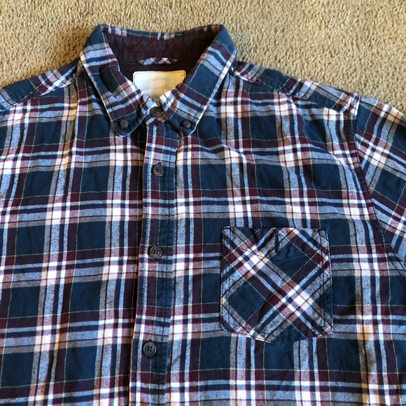 Weatherproof Vintage men’s flannel large plaid pattern Longsleeve casual button - Picture 3 of 8